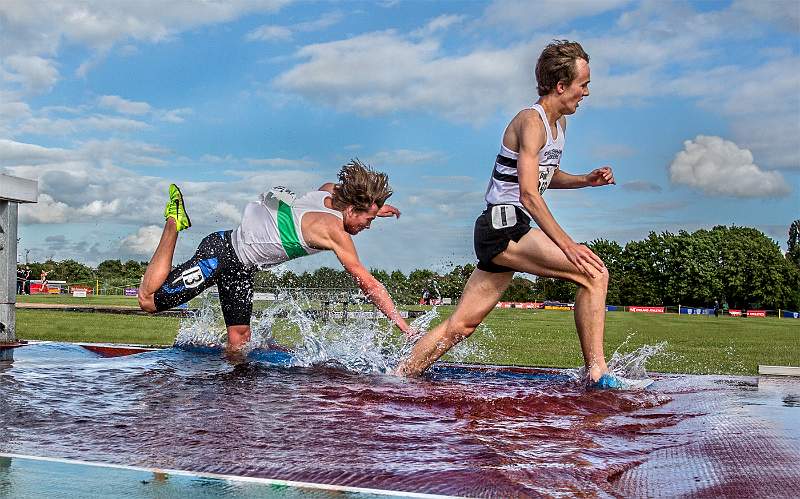 Steeple Chase Runners - Man Down.jpg - Colour Exhibition Print